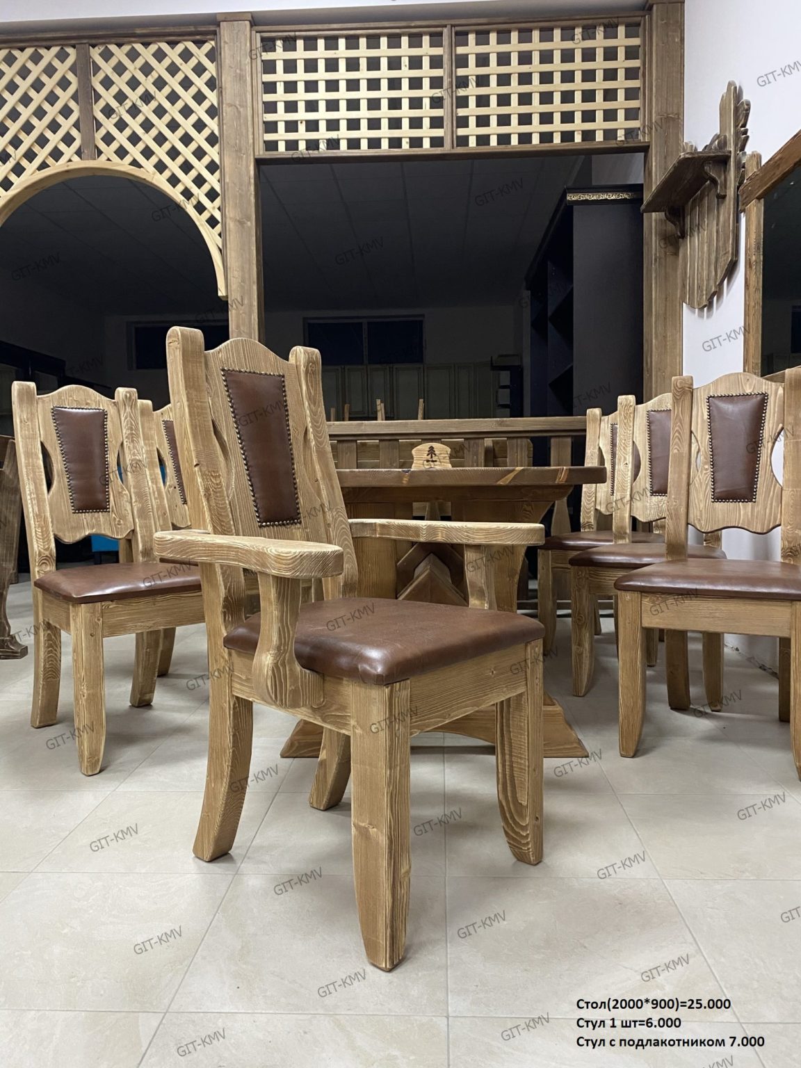 Столы и стулья для кухни из дерева своими руками